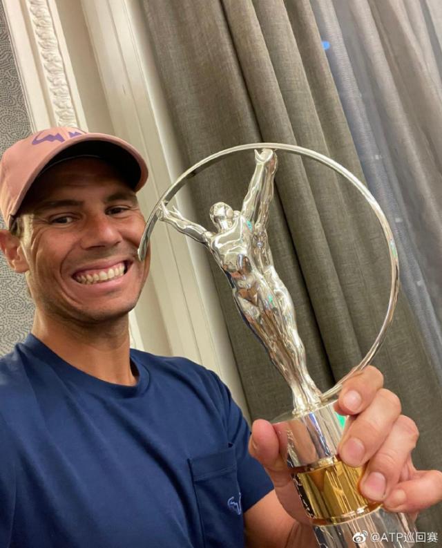 开云官方-纳达尔大坂分获男女最佳 网球缘何受劳伦斯青睐？